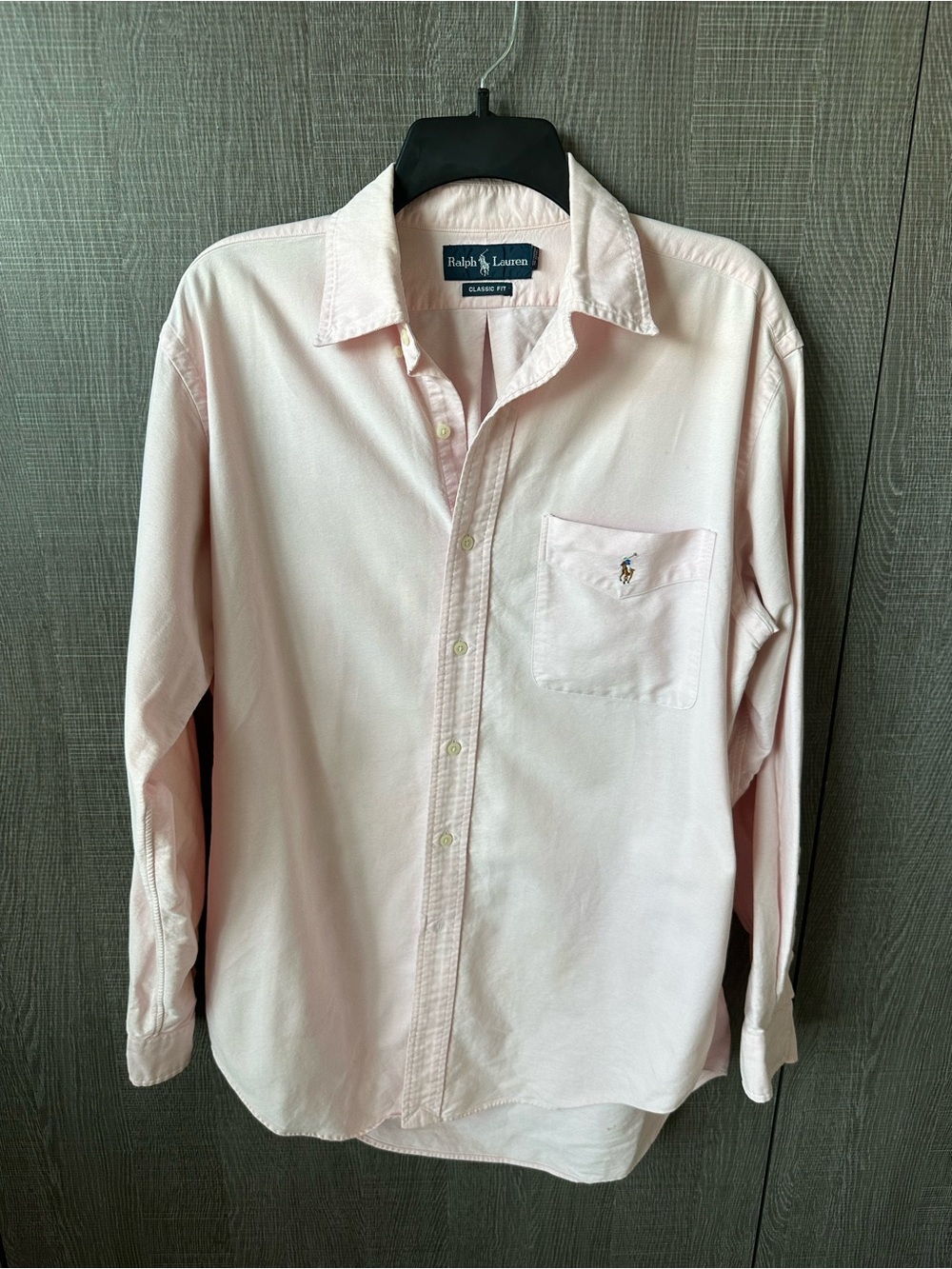 Ralph Lauren Light Pink Button-Down Classic Shirt